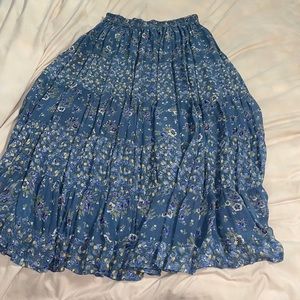 Long Flowery Skirt